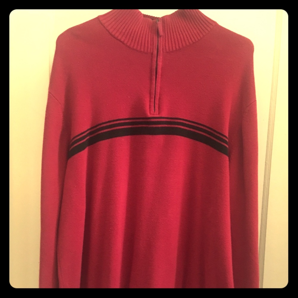 Izod - sweater . Zip up